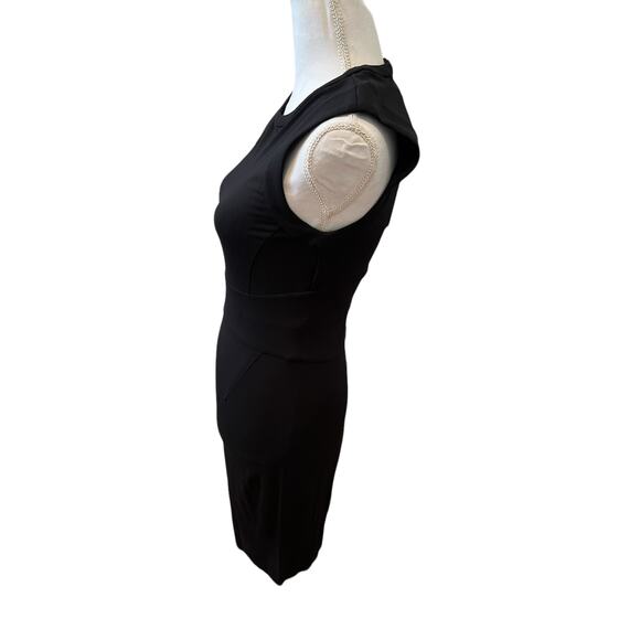 Diane Von Furstenberg DVF Gretchen Stretch Jersey Knit Dress Black 6 - Picture 6 of 10